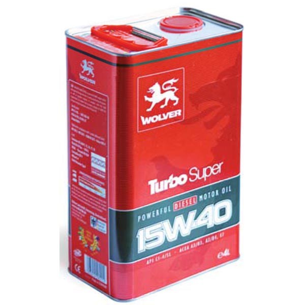 Моторне масло Wolver Turbo Super 15W-40 4л